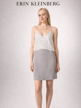ERIN KLEINBERG Flower Applique Muse Dress